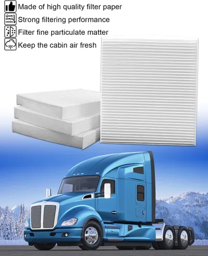 Miniatura 5 de PA30093 Filtro de aire de cabina apto para Kenworth T680 T800 T880 Peterbilt 567 579 International Reemplazar X19987001 AF55839 P640110 CAF1815P