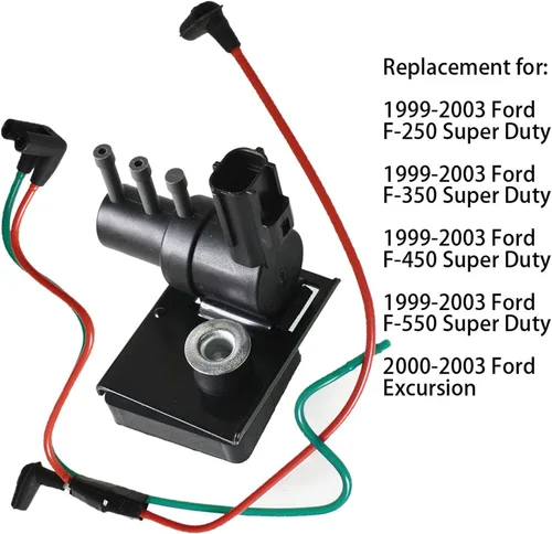 Miniatura 4 de labwork Línea de conexión de arnés de vacío Turbo y solenoide de refuerzo Wastegate F81Z9E498DA Reemplazo para Ford F250 F350 F450 E350 7.3L
