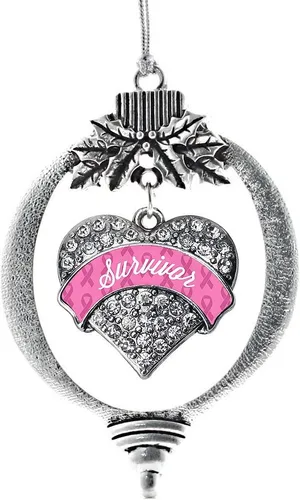 Miniatura 98 de Inspired Silver - Adorno con dije de hermana gemela - Adornos navideños de plata con circonitas cúbicas