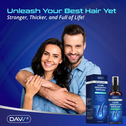 Miniatura 9 de 5% de minoxidil para mujeres y hombres: paquete de 2 productos de crecimiento del cabello de minoxidil - Minoxidil para hombres - suero de biotina