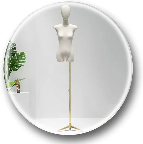 Miniatura 8 de Adjustable Dress Form Mannequin for Women - 59-78 Inch Height, Tailor Dummy for Sewing & Jewelry Display, Burlap Head & Silver Finish, Ideal for