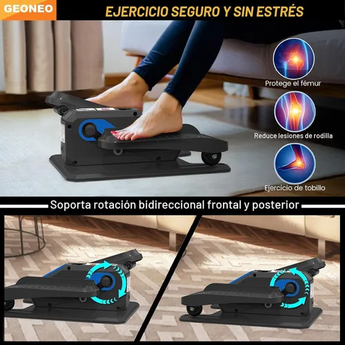 Miniatura 6 de Under Desk Elliptical Machine, Electric Elliptical Exerciser for Senior, Quiet & Small Electric Seated Pedal Exerciser for Home with Monitor, Remote