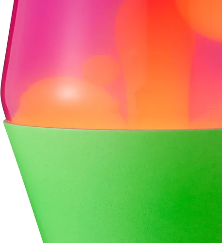 Miniatura 5 de Lava The Original Lamp - 14.5 pulgadas verde neón - Lámpara clásica de movimiento líquido - Líquido naranja y rosa - Artículo #2096