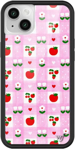 Miniatura 47 de Fundas Wildflower - Realización Par x Devon Lee Carlson, Compatible con Apple iPhone 13/14 Rojo, Ranas, Colaboración - Protector de goma negro