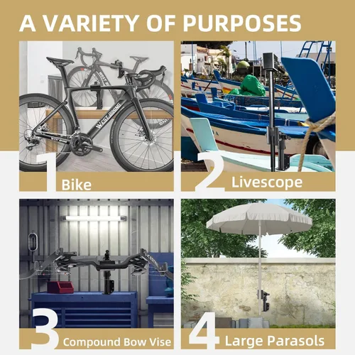 Miniatura 7 de West Biking Soporte para bicicleta (máximo 88 libras) para mantenimiento con abrazadera ajustable, soporte de reparación de bicicletas para un fácil