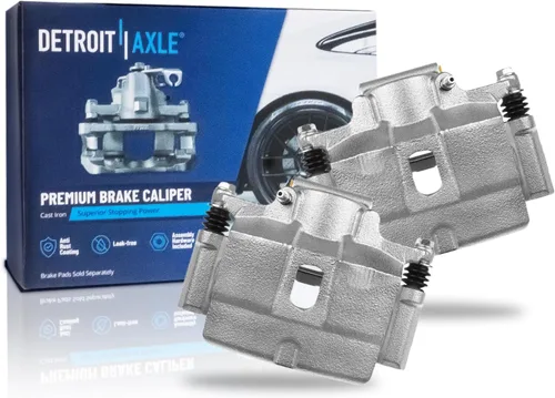Miniatura 45 de Detroit Axle - 4 pinzas de freno para Honda Element 2003-2011 Pinzas de freno de disco con soportes 2004 2005 2006 2007 2008 2009 2010 reemplazo