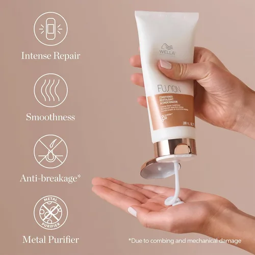 Miniatura 8 de Wella Professionals Fusion - Juego de champú y acondicionador reparador intenso, reparación del cabello y anti rotura del cabello