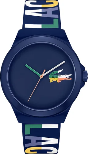 Lacoste Neocroc - Reloj de cuarzo de plástico y silicona para hombre color multicolor modelo 2011184 Color múltiple