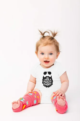 Miniatura 16 de I Have a Fuzzy Daddy - Divertido body esencial para bebé, ropa para niña recién nacida, trajes de bebé niño