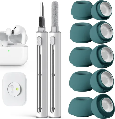 Miniatura 11 de Pohgelan Compatible con AirPods Pro de 2ª/1ª Generación Puntas de Repuesto para Auriculares, con Orificio de Reducción de Ruido y Pantalla