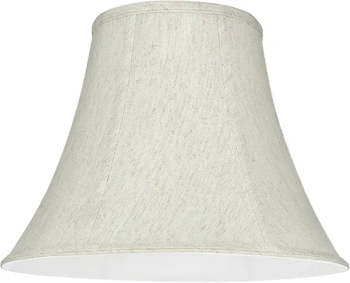 Miniatura 7 de Aspen Creative 58053A Bell Uno - Pantalla de lámpara en gasa blanca, 7 pulgadas superior x 14 pulgadas inferior x 11 pulgadas de altura inclinada