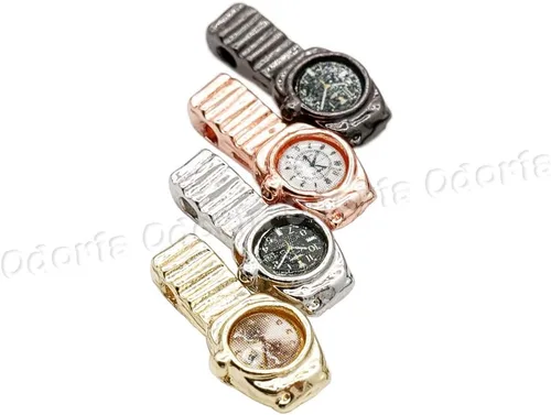 Miniatura 2 de Odoria 1/12 Relojes en miniatura 4 piezas accesorios de decoración de casa de muñecas