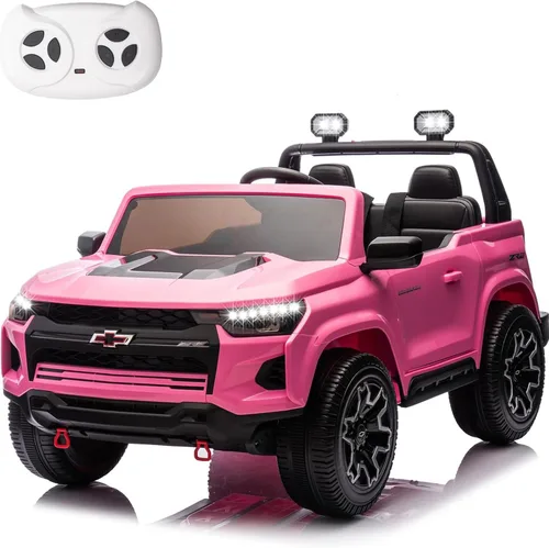 Miniatura 14 de juguete de 24 V con batería para niños con control remoto de los padres, coche eléctrico Chevrolet Colorado HD de 2 plazas para niños, camioneta
