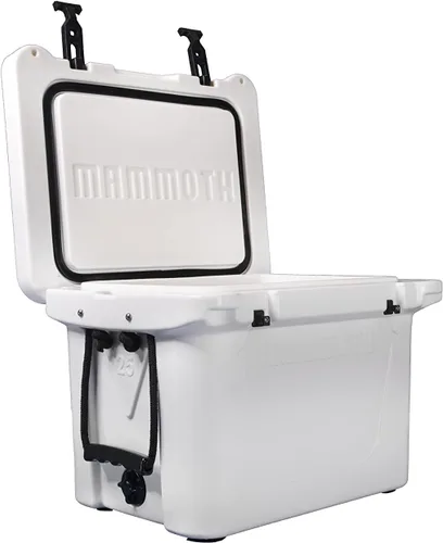 Miniatura 11 de Mammoth Ranger 25 - Hielera rígida aislada con capacidad de 25 cuartos de galón, capacidad para 30 latas, ideal para barco, campamento, bronceado