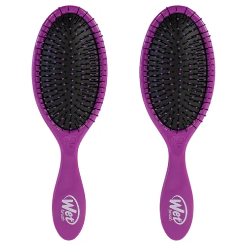 Miniatura 12 de Wet Brush Cepillo desenredante original, exclusivo de Amazon Aqua, cerdas IntelliFlex ultrasuaves, cepillo desenredante que se desliza a través