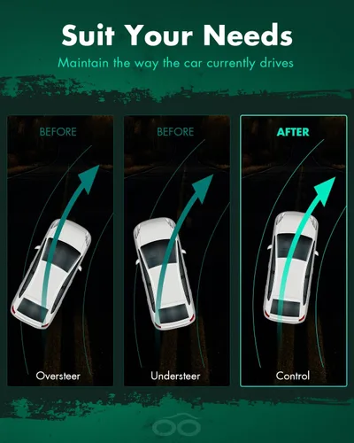 Miniatura 5 de Suspensiones helicoidales amortiguadores de montaje de resorte SCITOO Juego completo de amortiguadores para Acura Integra 1990-1993/Honda Civic