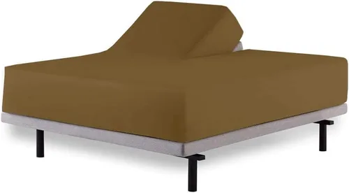 Miniatura 23 de 1 sábana bajera – 500 hilos peinados de fibra larga, puro algodón natural – Sábana totalmente elástica en todo el contorno – Sábana extra profunda