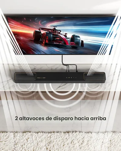 Miniatura 4 de ULTIMEA Barra de sonido de 5.1.2 canales con Dolby Atmos, sistema de sonido envolvente para TV con 2 altavoces envolventes, barra de sonido