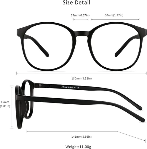 Miniatura 3 de LifeArt Lentes de bloqueo de luz azul, antifatiga ocular, anteojos de lectura para computadora, anteojos de juegos, gafas de TV para mujeres y negro