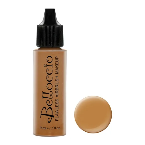 Miniatura 12 de Base de maquillaje aerógrafo, 1/2 botella Belloccio's, cosméticos profesionales Tonos beige claro-medio rosa