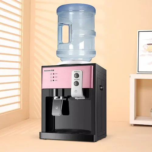 Miniatura 7 de Dispensador de enfriador de agua de escritorio de 5 galones, dispensador de agua caliente/fría, enfriador de agua de carga superior con función Oro