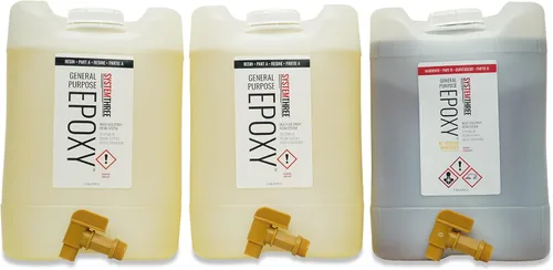 Miniatura 6 de Conjunto de botellas de epóxico System Three, de uso general, 1