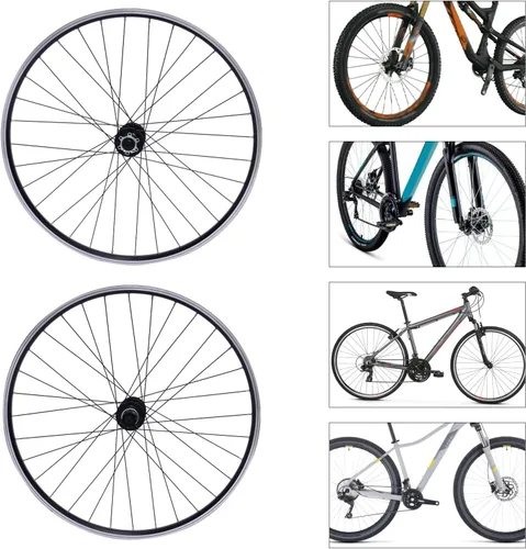 Miniatura 2 de Juego de ruedas para bicicleta, 27.5 pulgadas/29 pulgadas ruedas delanteras traseras freno de disco rueda libre cubo 7/8/9/10/11/12 velocidades