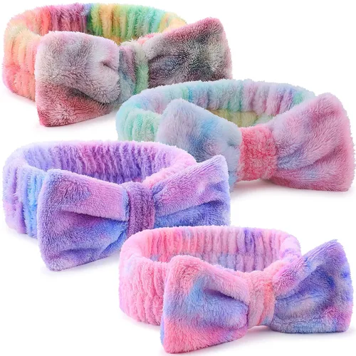 Miniatura 10 de WSYUB - Diademas de spa, diademas de maquillaje, diadema con moño para lavarse la cara, diademas para el cuidado de la piel para mujeres, diademas