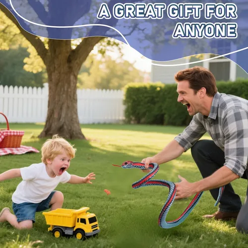 Miniatura 6 de Muñecas de serpiente de 3.6 pies de largo, animales de peluche suaves y realistas, bromas de peluche, juguetes para niños, regalos para niños