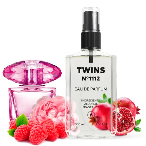 Miniatura 133 de TWINS Impresión de Bouquet Floral Perfume para mujer Eau de Parfum No.1179 3.4 fl oz (100 ml)
