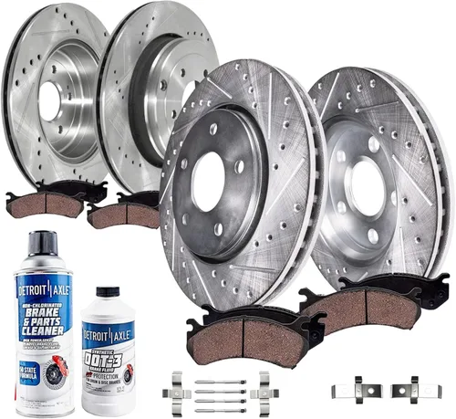 Miniatura 23 de Detroit Axle - Kit de freno trasero para Chevy GMC Silverado Sierra Suburban 1500 Yukon Tahoe Avalanche Cadillac Escalade Pinza de freno de disco