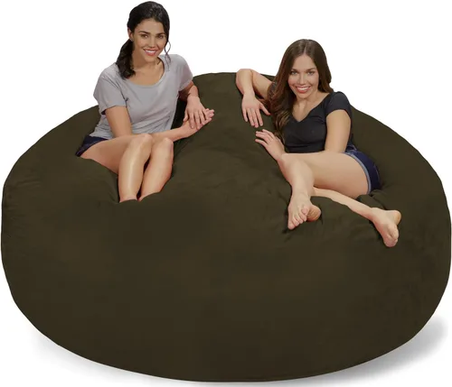 Miniatura 50 de Chill Sack Bean Bag Funda para silla, 3 pies, microgamuza - Oliva