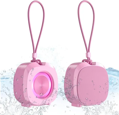 Miniatura 12 de Altavoz Bluetooth Reproductores multimedia portátiles, sonido estéreo claro y fuerte, altavoz inalámbrico de graves profundos con luces TWS IPX5