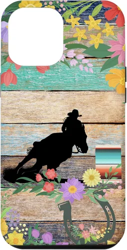 Miniatura 26 de Cute Serape Spring Flower Rodeo Western Horse Barrel Racing Case for iPhone 17