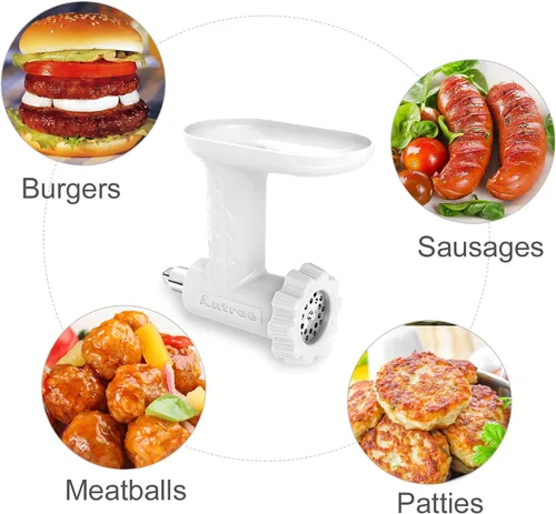 Miniatura 3 de Accesorios para picadora de carne de alimentos para batidoras de pie KitchenAid, excelentes accesorios para picadora de carne de grado alimenticio