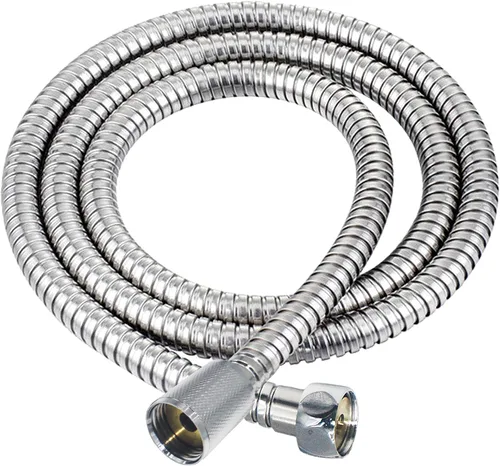 Reemplazo de manguera de cabezal de ducha de mano de acero inoxidable de 79 pulgadas con tuerca de latón extensión de manguera de ducha flexible