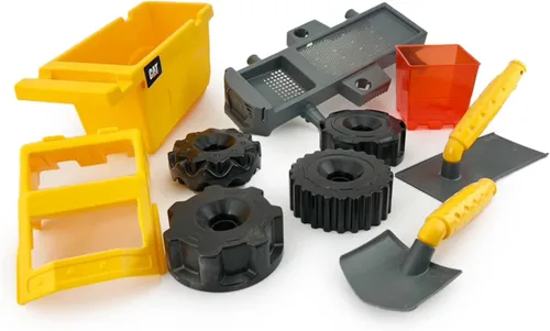 Miniatura 5 de CAT Juguetes de Construcción, Caja de Arena CAT, Juego de Camión Volquete con Accesorios de Arena, Para Niños a Partir de 3 Años