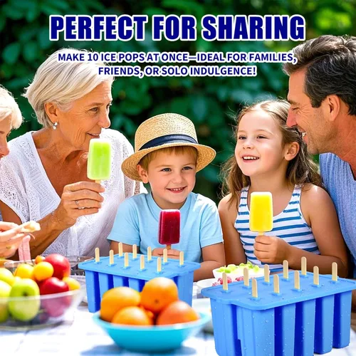 Miniatura 6 de Moldes de silicona para paletas, moldes de paletas de grado alimenticio para niños, molde de paletas caseras, molde de helado sin BPA