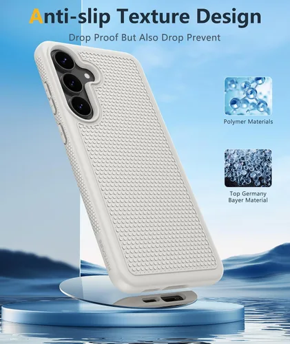 Miniatura 748 de FNTCASE Funda para iPhone 17 Pro: Fundas delgadas translúcidas de color azul claro compatibles con MagSafe, protección completa de la cámara