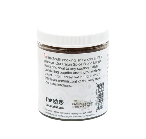Miniatura 6 de Spice Hut - Mezcla de condimentos cajún orgánica con sal, mezcla de especias de Louisiana para cocinar sabrosos alimentos del alma sureña, pavo