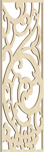 Miniatura 8 de Bridgewater - Paneles de pared decorativos de madera con calado, 9 3/8 pulgadas de ancho x 24 3/8 pulgadas de alto x 1/4 de alto, nogal