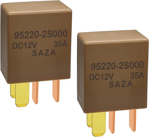 Relé 95220-2S000 (juego de 2), relé de potencia de 12 V 35 A 4 pines 95220-2S000 compatible con modelos seleccionados Hyundai KIA