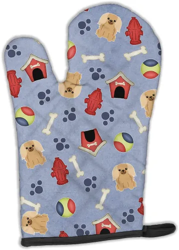 Miniatura 182 de Caroline's Treasures BB2732OVMT Dog House Collection Border Collie - Guante de horno grueso resistente al calor para sartenes calientes y horno