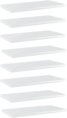 Miniatura 179 de 8 tableros de repuesto para estanterías, paneles de repuesto de aglomerado, unidades de almacenamiento, estantes organizadores, roble Sonoma de 15.7