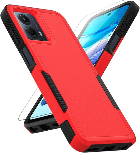 Miniatura 21 de Funda para Moto G 5G 2023 / Moto G Power 5G 2023: funda protectora de doble capa de servicio pesado resistente para teléfono celular a prueba