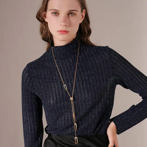 Miniatura 6 de Merdia Long Necklace for Women Sweater Chain Necklace Elegant Jewelry Accessories Dressy Collocation Winter Evening Party Wedding Charm Necklace
