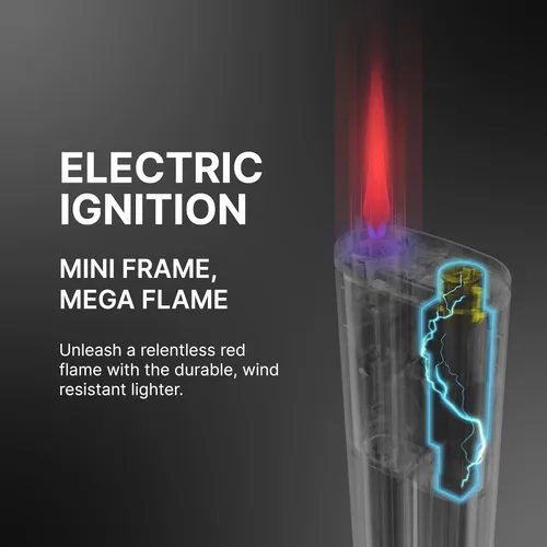 Miniatura 3 de Encendedores MK Jet-Hue de colores surtidos, a prueba de viento y recargables - 10 piezas, para acampar y encender velas
