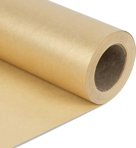 Miniatura 15 de NESCCI Papel de regalo mate, papel de brillo perlado de color sólido, 3 rollos, 17 pulgadas x 32.8 pies por rollo. Papel de regalo perfecto