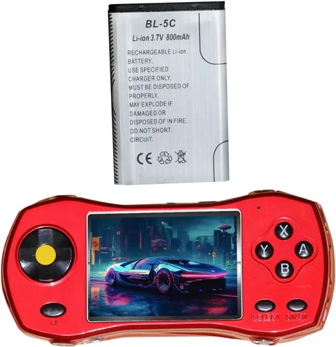 Miniatura 4 de Consola de juegos de mano para niños con 240 juegos retro precargados, reproductor de juegos portátil con batería recargable, pantalla LCD de 3.0