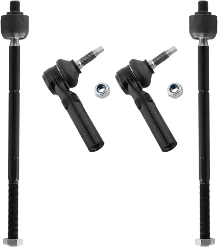 Miniatura 41 de Detroit Axle - 4 barras de acoplamiento delanteras para Kia Forte Koup 14-17, 14-18 Forte Forte5, 4 extremos de barra de acoplamiento exteriores e